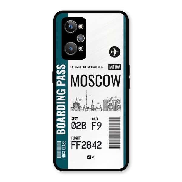 Moscow Boarding Pass Metal Back Case for Realme GT 2