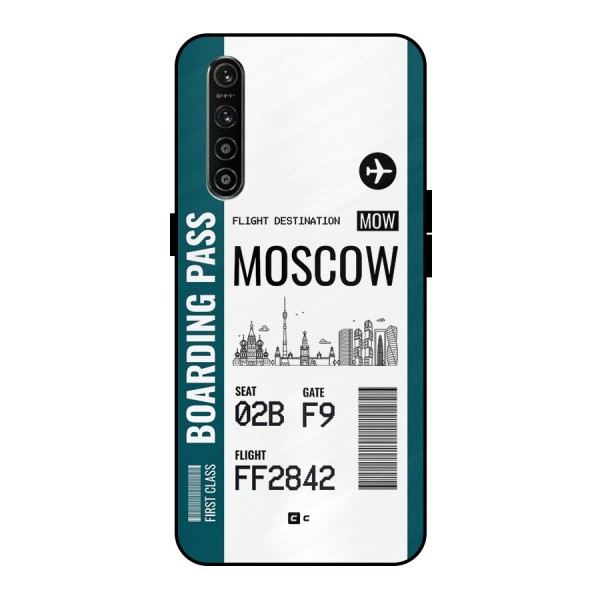 Moscow Boarding Pass Metal Back Case for Realme XT