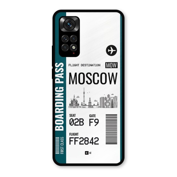 Moscow Boarding Pass Metal Back Case for Redmi Note 11