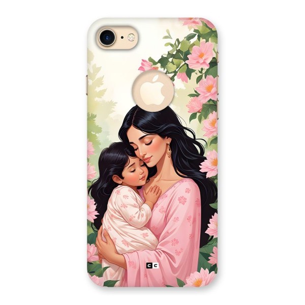 Mother Love Back Case for iPhone 8 Logo Cut