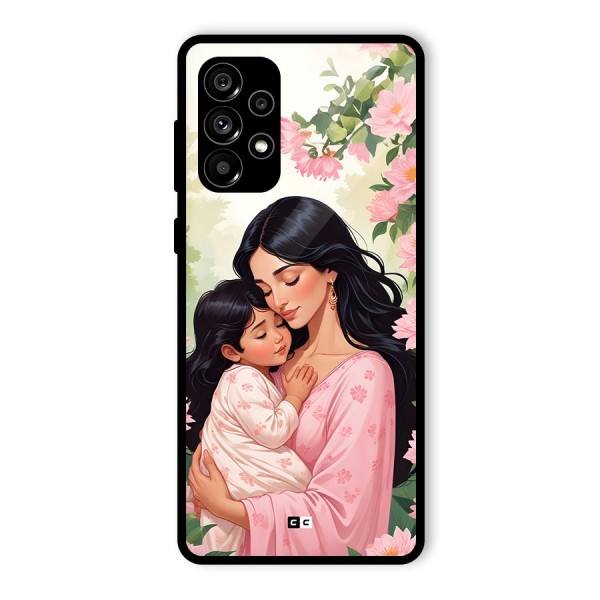 Mother Love Glass Back Case for Galaxy A73 5G