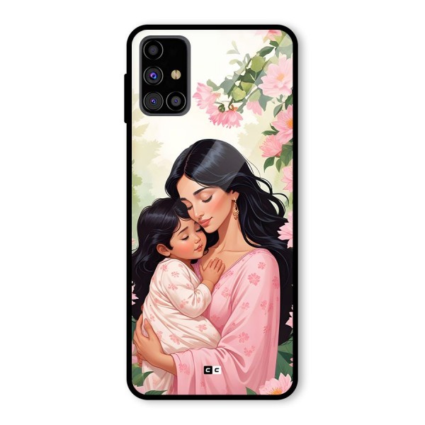 Mother Love Glass Back Case for Galaxy M31s