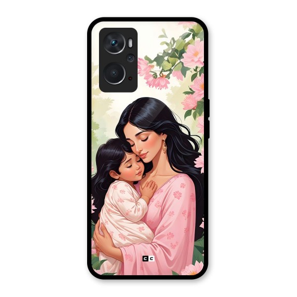 Mother Love Glass Back Case for Oppo K10 4G