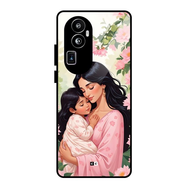 Mother Love Glass Back Case for Oppo Reno10 Pro Plus