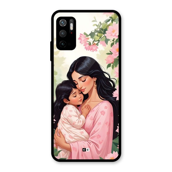 Mother Love Glass Back Case for Poco M3 Pro 5G