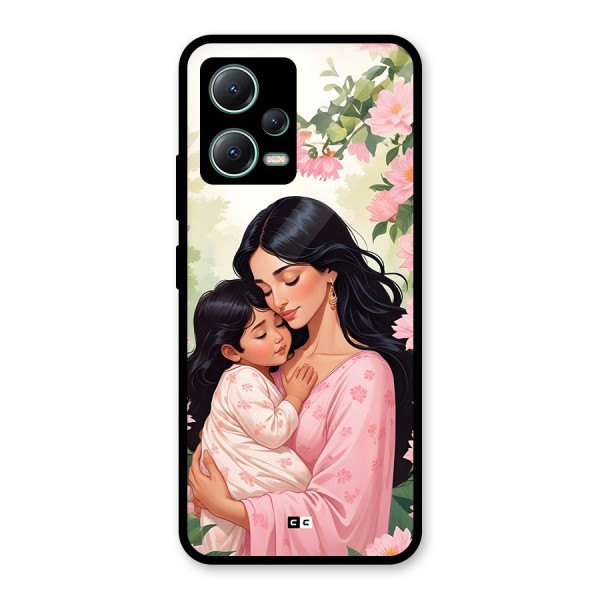 Mother Love Glass Back Case for Poco X5