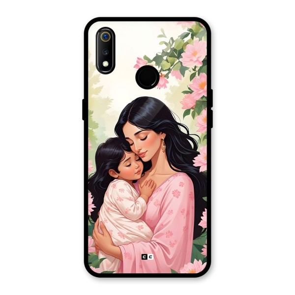 Mother Love Glass Back Case for Realme 3