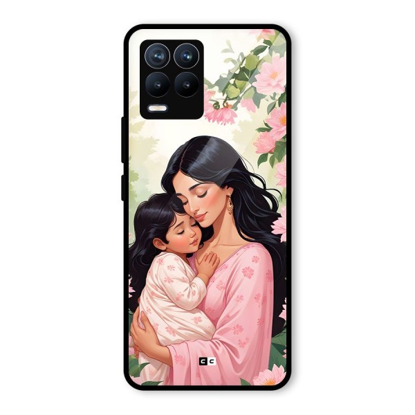 Mother Love Glass Back Case for Realme 8 Pro