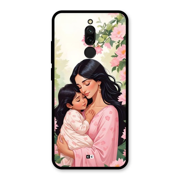 Mother Love Glass Back Case for Redmi 8