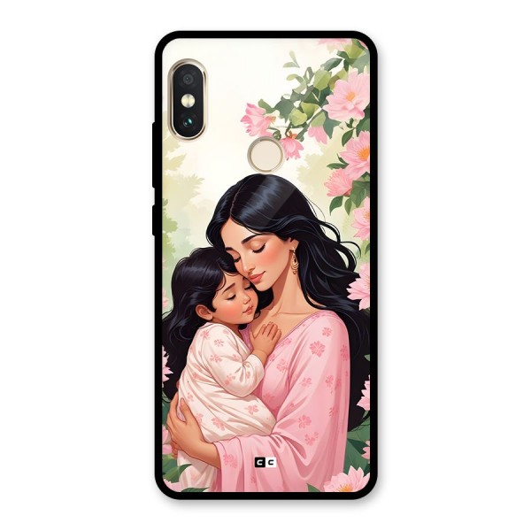 Mother Love Glass Back Case for Redmi Note 5 Pro