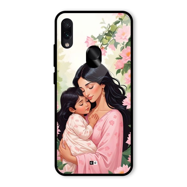 Mother Love Glass Back Case for Redmi Note 7