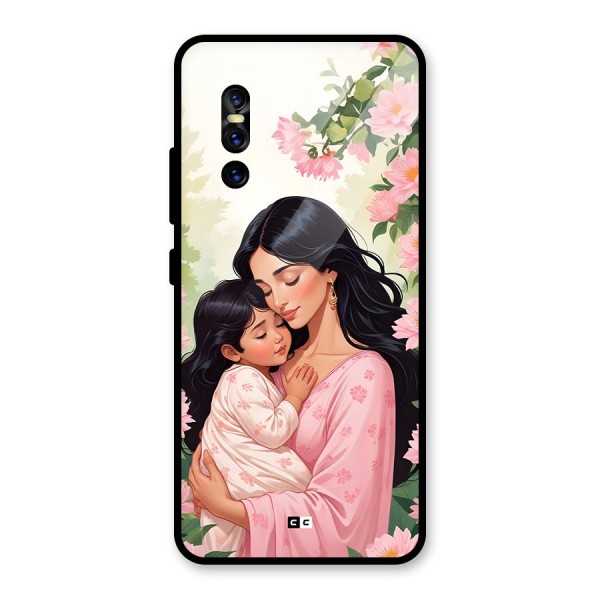 Mother Love Glass Back Case for Vivo V15 Pro