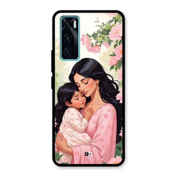 Mother Love Glass Back Case for Vivo V20 SE