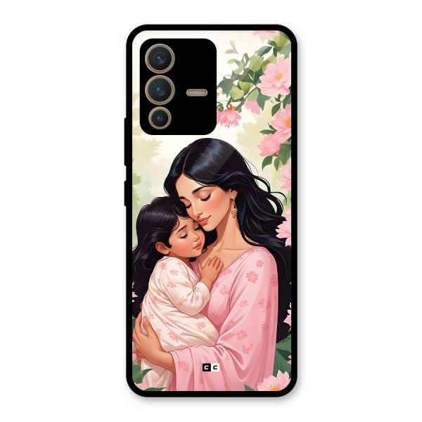 Mother Love Glass Back Case for Vivo V23 5G