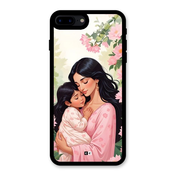 Mother Love Glass Back Case for iPhone 7 Plus