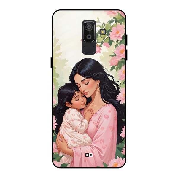 Mother Love Metal Back Case for Galaxy J8