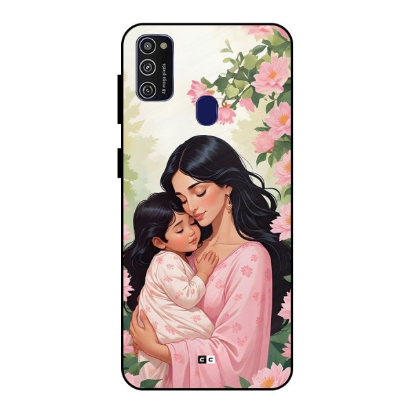 Mother Love Metal Back Case for Galaxy M21