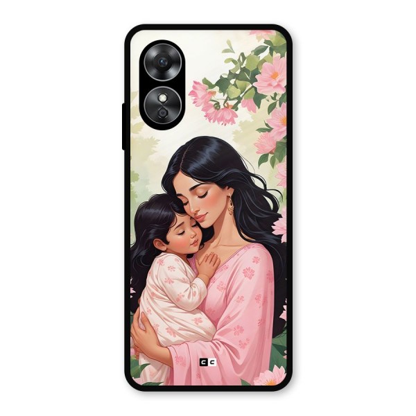 Mother Love Metal Back Case for Oppo A17