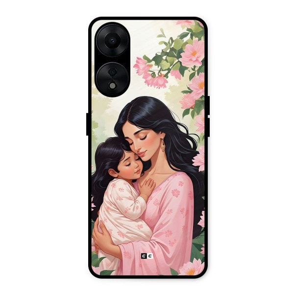 Mother Love Metal Back Case for Oppo A78 5G