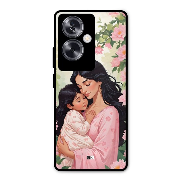 Mother Love Metal Back Case for Oppo A79 5G