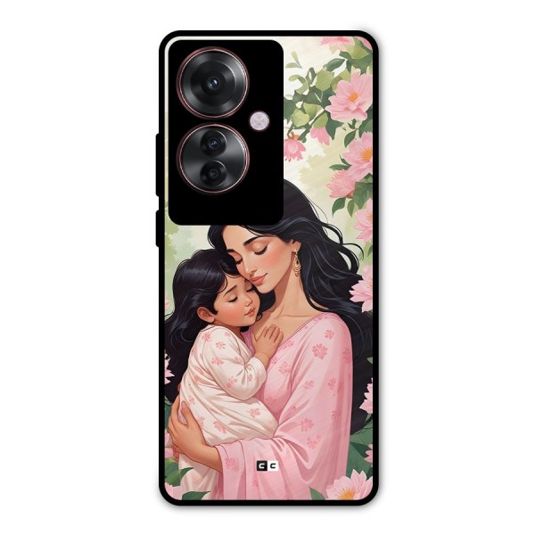 Mother Love Metal Back Case for Oppo F25 Pro