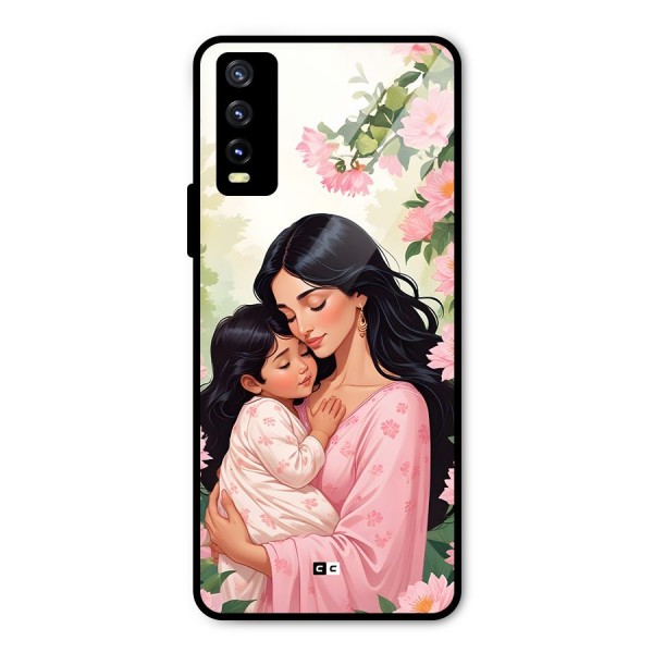 Mother Love Metal Back Case for Vivo Y20 2021