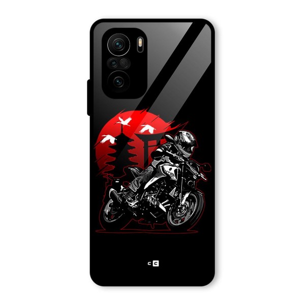 Moto Lean Glass Back Case for Mi 11x