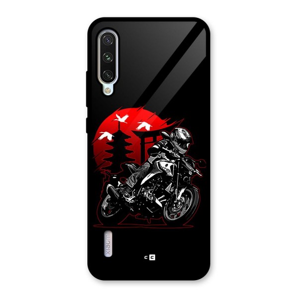 Moto Lean Glass Back Case for Mi A3