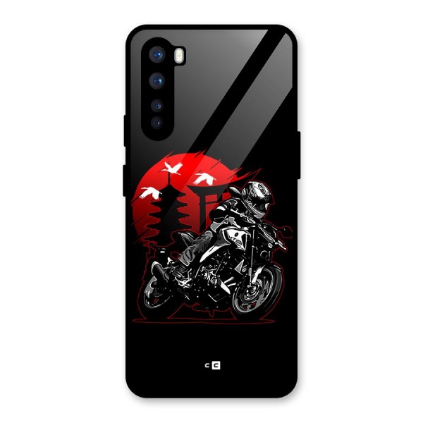 Moto Lean Glass Back Case for OnePlus Nord