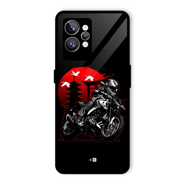 Moto Lean Glass Back Case for Realme GT2 Pro