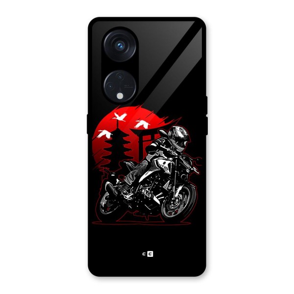 Moto Lean Glass Back Case for Reno8 T 5G