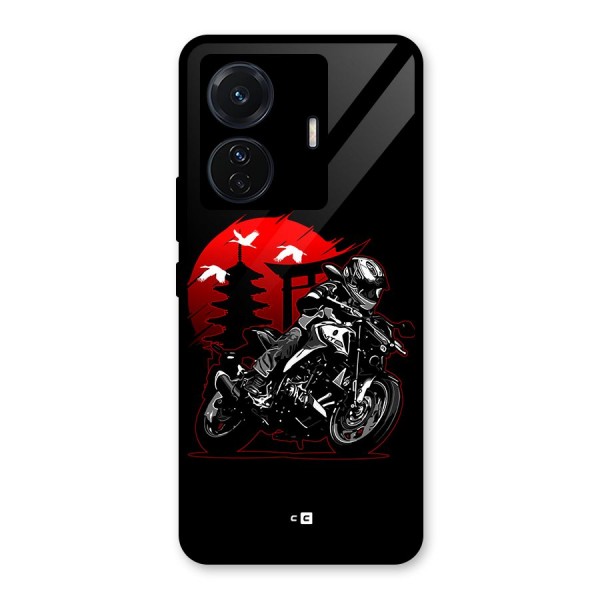 Moto Lean Glass Back Case for Vivo T1 Pro