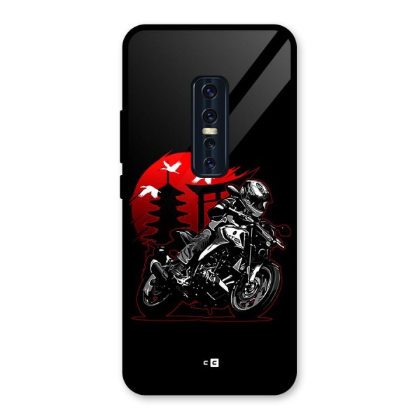 Moto Lean Glass Back Case for Vivo V17 Pro