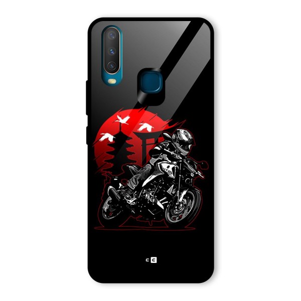 Moto Lean Glass Back Case for Vivo Y15