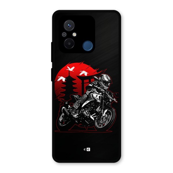 Moto Lean Metal Back Case for Poco C55