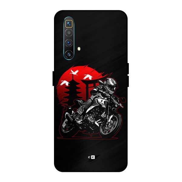 Moto Lean Metal Back Case for Realme X3 SuperZoom