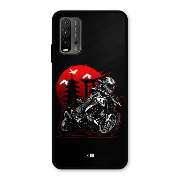 Moto Lean Metal Back Case for Redmi 9 Power