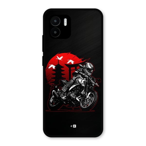 Moto Lean Metal Back Case for Redmi A2