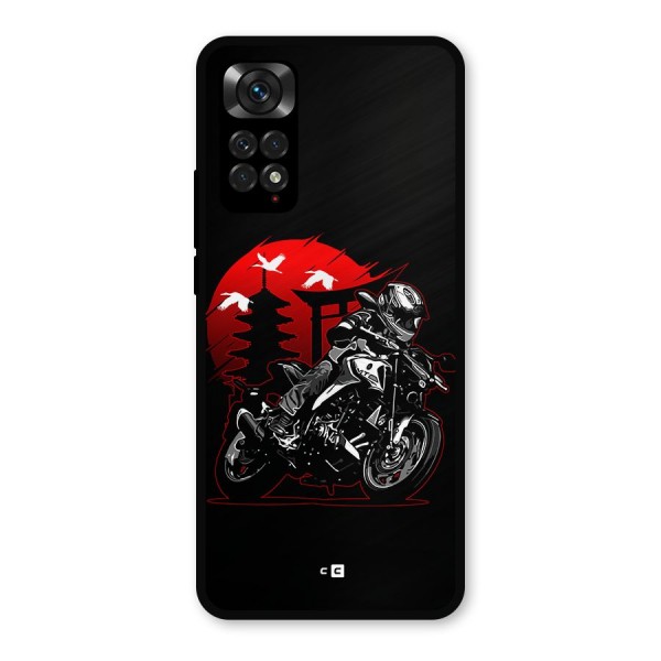 Moto Lean Metal Back Case for Redmi Note 11