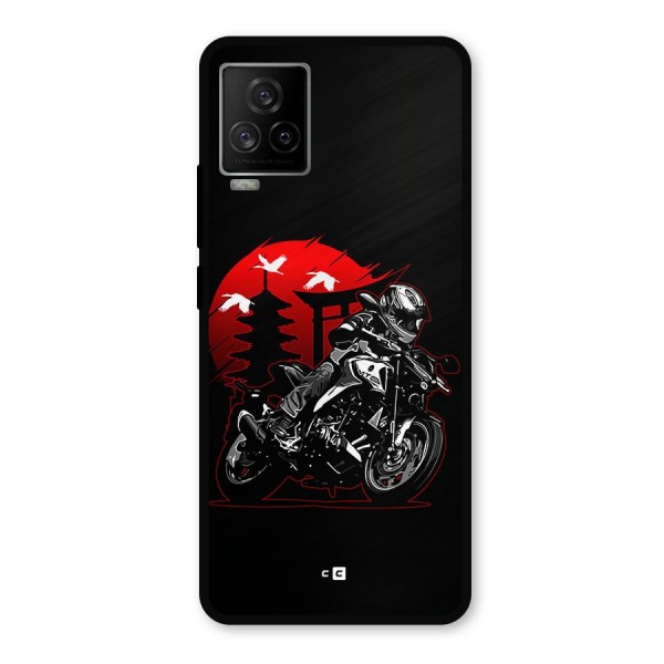 Moto Lean Metal Back Case for iQOO 7 Legend 5G