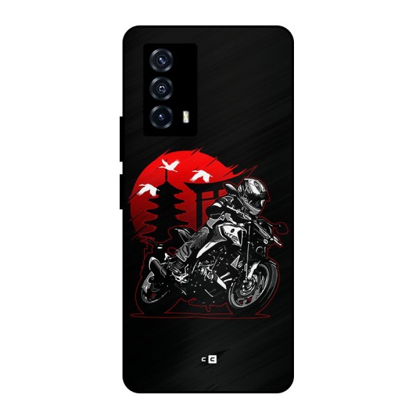 Moto Lean Metal Back Case for iQOO Z5