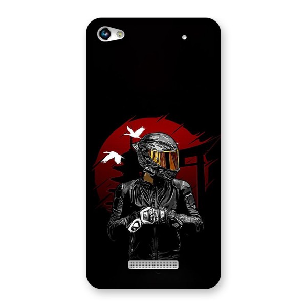 Moto Rider Ready Back Case for Canvas Hue 2 A316