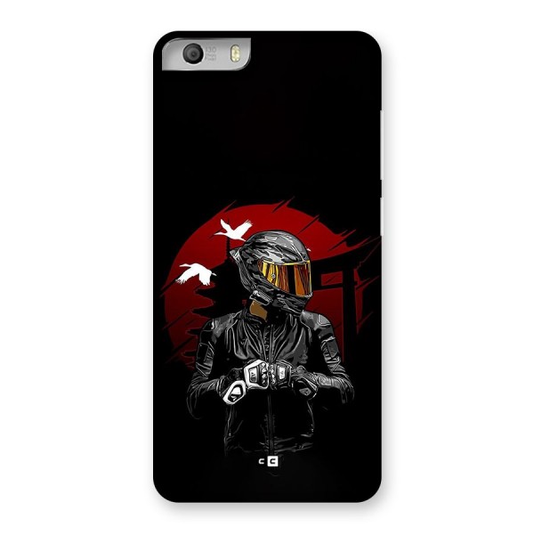 Moto Rider Ready Back Case for Canvas Knight 2