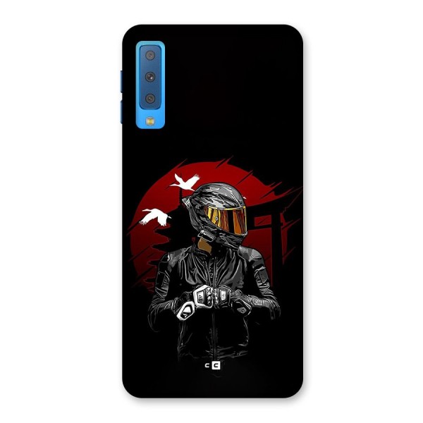 Moto Rider Ready Back Case for Galaxy A7 (2018)