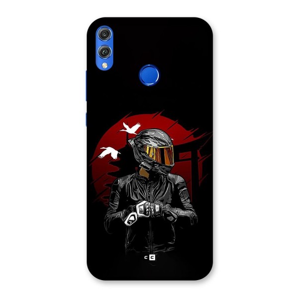 Moto Rider Ready Back Case for Honor 8X