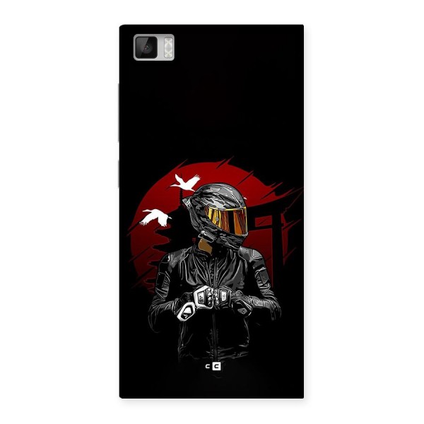 Moto Rider Ready Back Case for Mi3