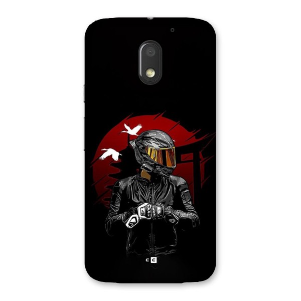 Moto Rider Ready Back Case for Moto E3 Power