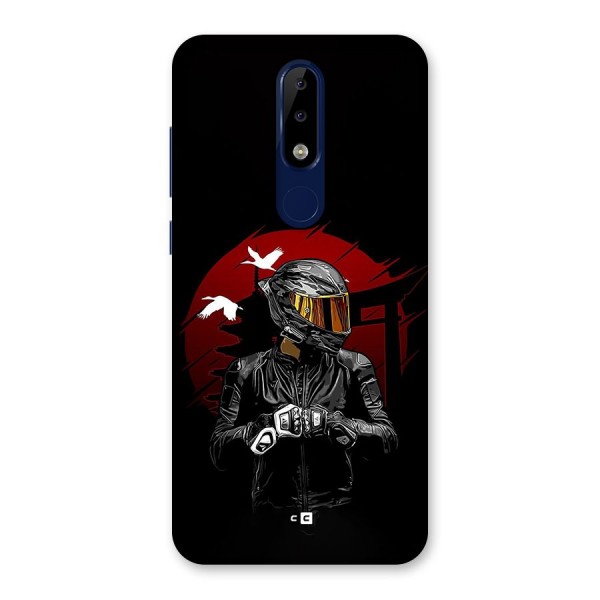 Moto Rider Ready Back Case for Nokia 5.1 Plus