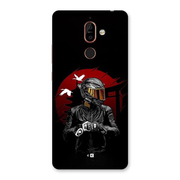 Moto Rider Ready Back Case for Nokia 7 Plus