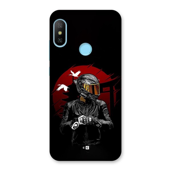 Moto Rider Ready Back Case for Redmi 6 Pro